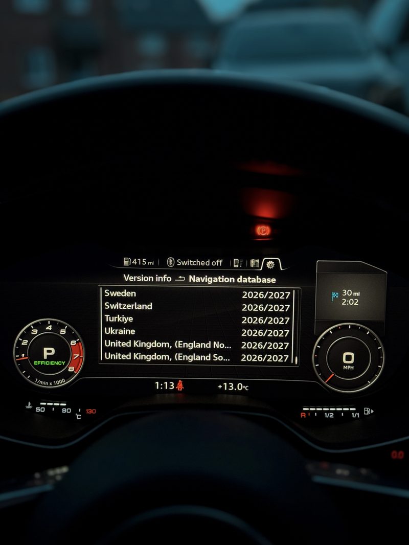 Country Coverage List — 2026 Audi Navigation Map Update – MIB2 on a Audi