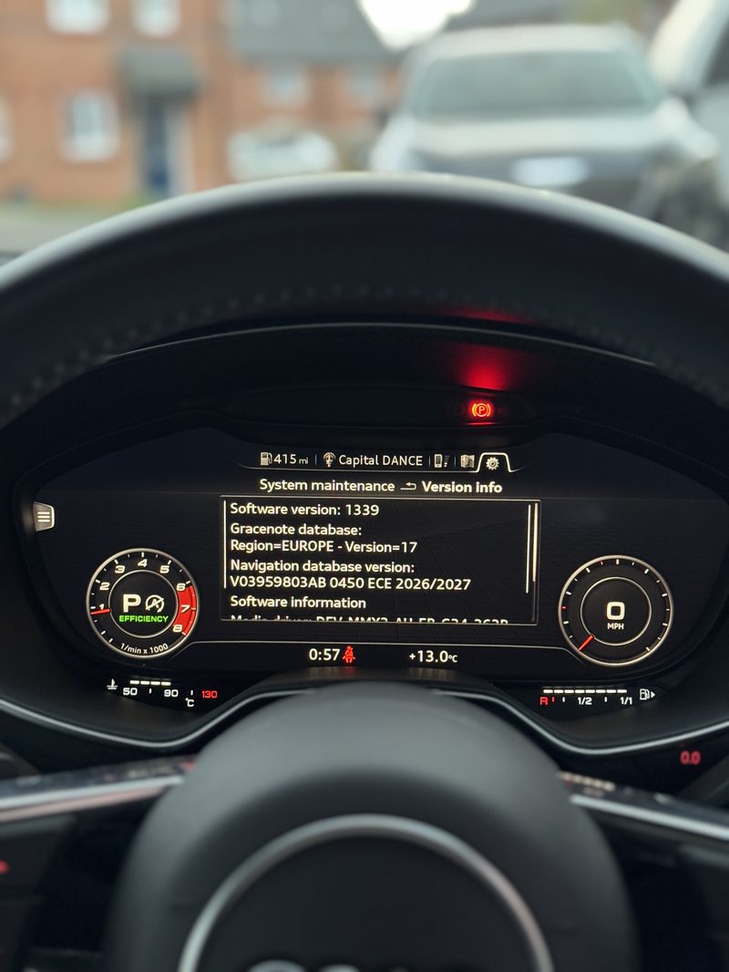 Navigation Database Version — 2026 Audi Navigation Map Update – MIB2 on a Audi