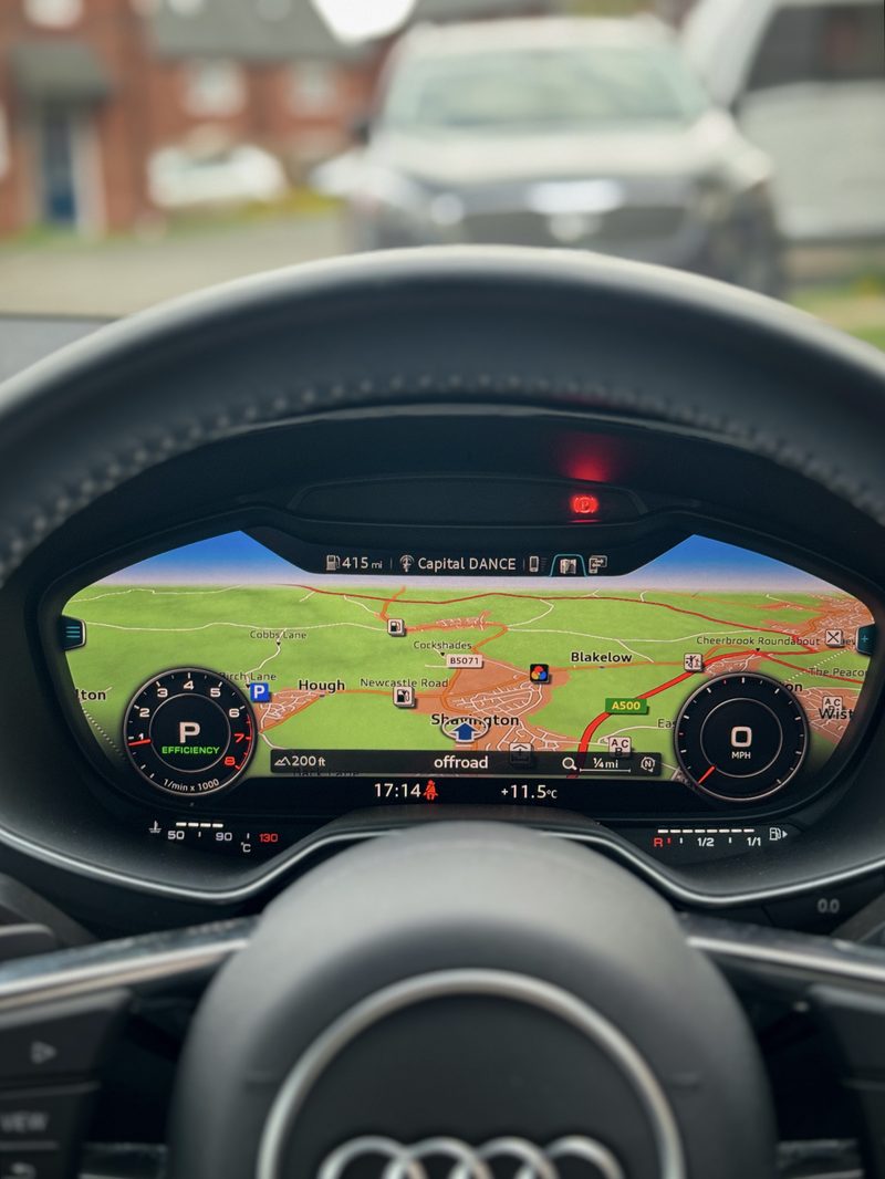 Map Rendered in Cluster — 2026 Audi Navigation Map Update – MIB2 on a Audi