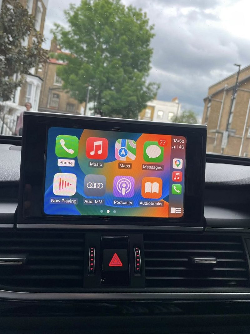 Apple CarPlay Running — Audi Smartphone Interface Activation – Apple CarPlay / Android Auto on a Audi
