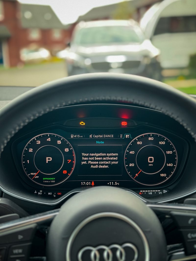 Before Activation — Audi TT MK3 Navigation Activation (2015+) on a Audi