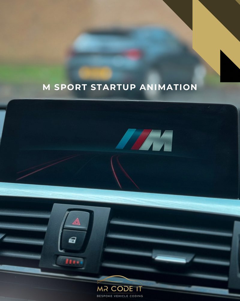 M Sport Startup Animation — BMW Coding Package (Hidden Feature Unlocking) on a BMW