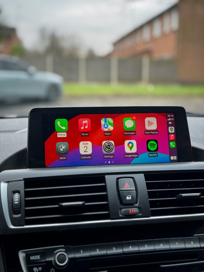 Fullscreen CarPlay — BMW NBT EVO ID4-ID6 Software Flash on a BMW