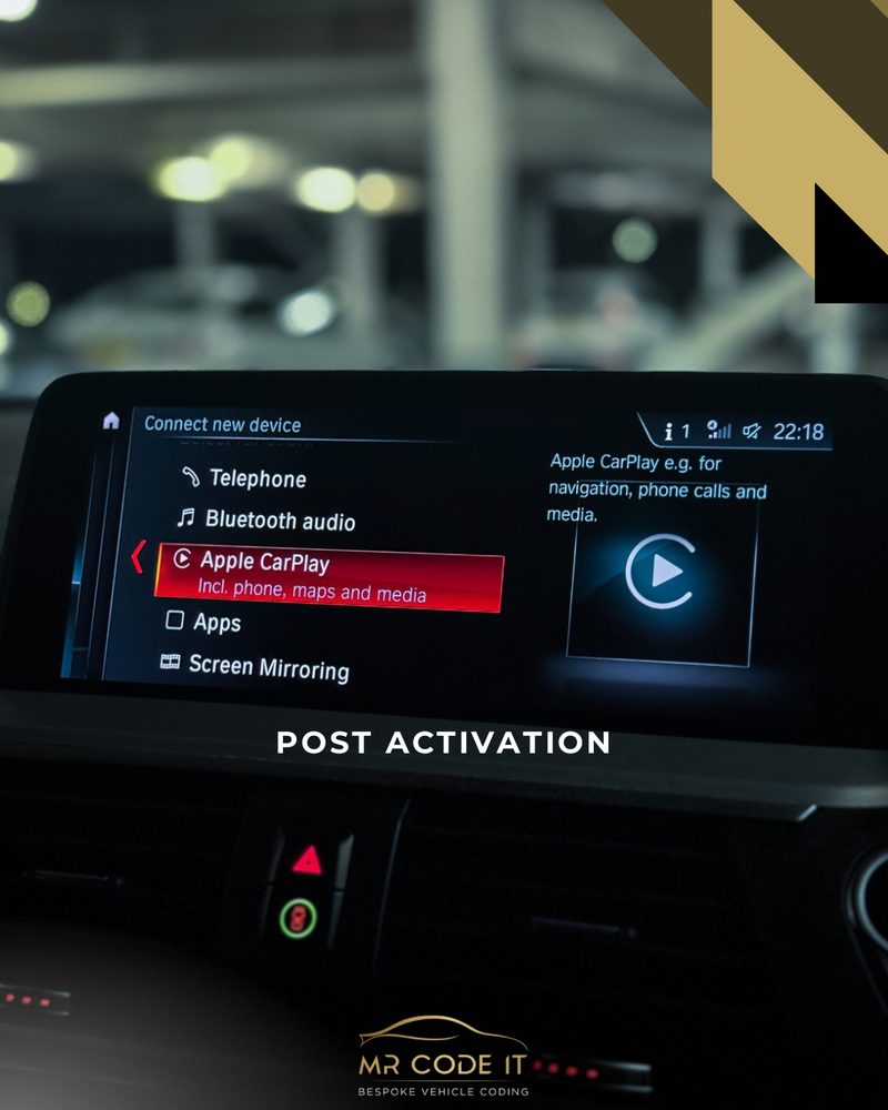 Post Activation — BMW OEM Apple CarPlay Activation on a BMW