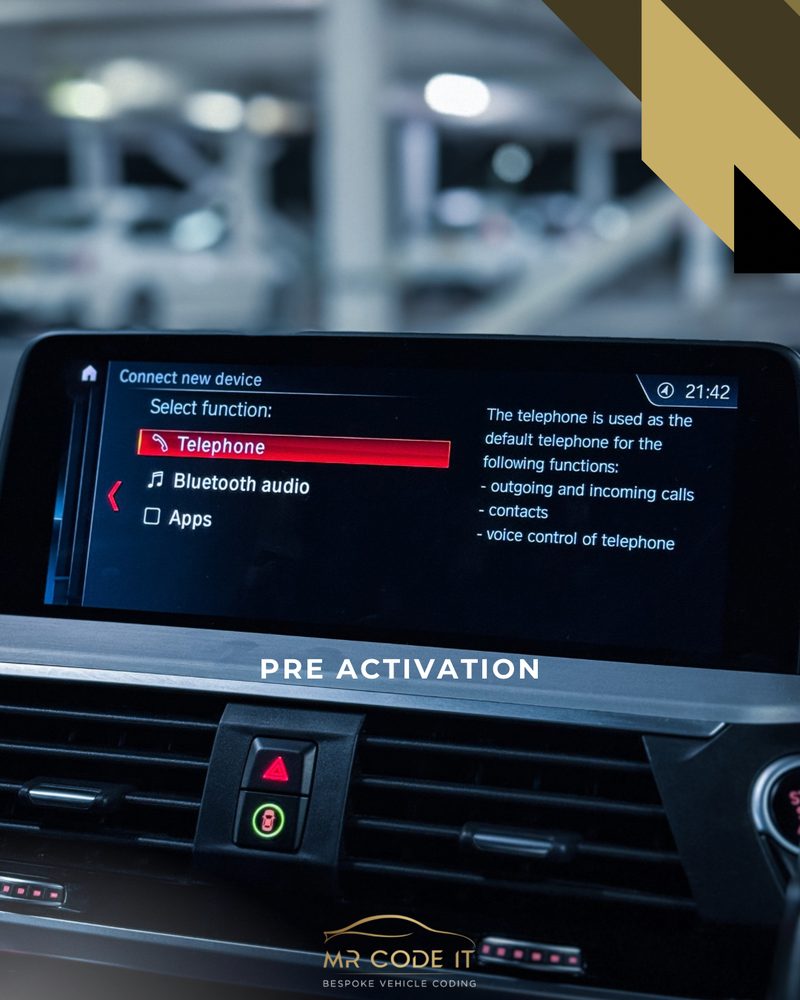 Pre Activation — BMW OEM Apple CarPlay Activation on a BMW
