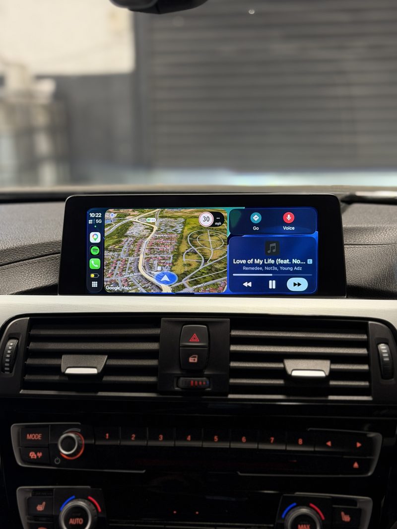 CarPlay Navigation — BMW Wireless CarPlay & Android Auto MMI Box on a BMW