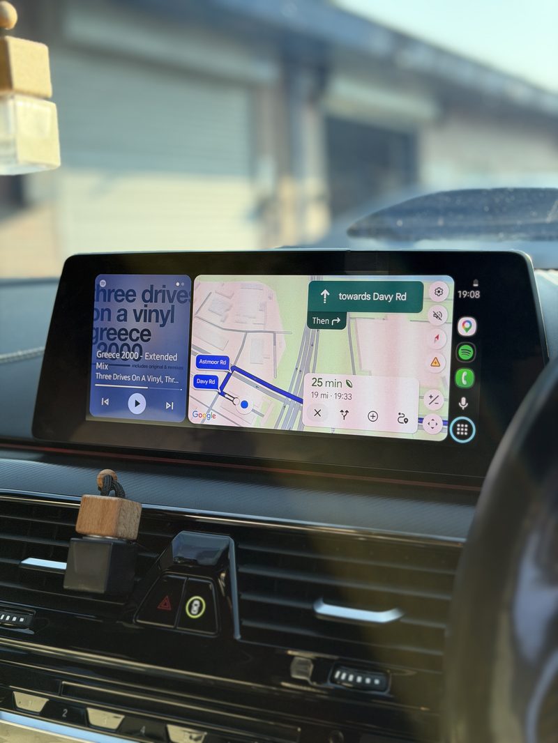 Android Auto Navigation — BMW Wireless CarPlay & Android Auto MMI Box on a BMW