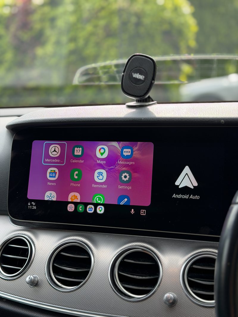 Android Auto Running — Mercedes NTG5.5 Apple CarPlay & Android Auto Activation – C/E/S Class on a Mercedes-Benz