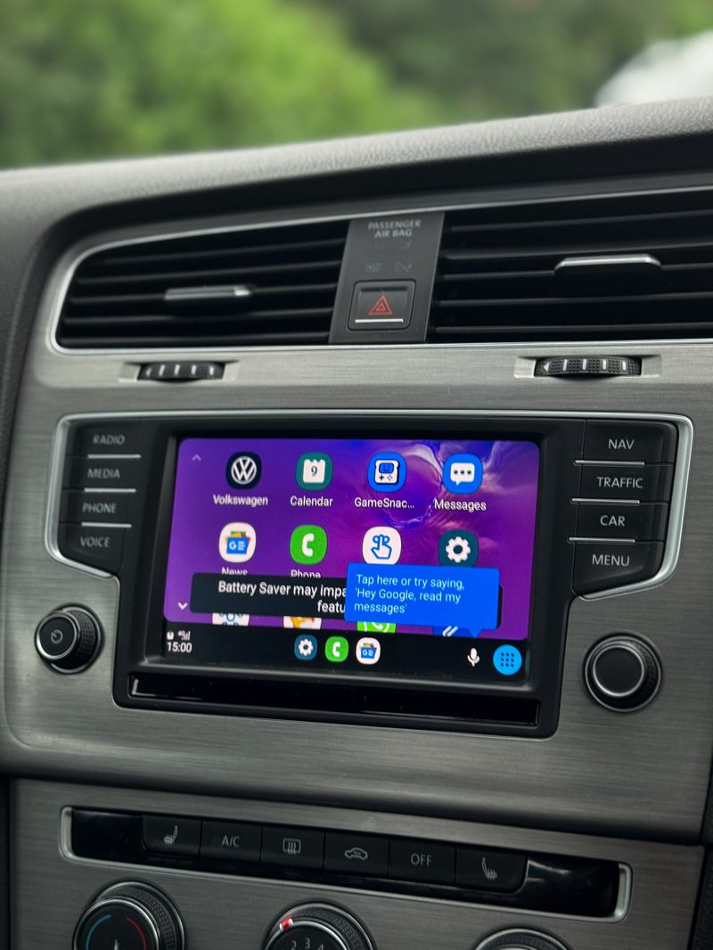 Android Auto Running — VW AppConnect Activation – Apple CarPlay / Android Auto on a Volkswagen